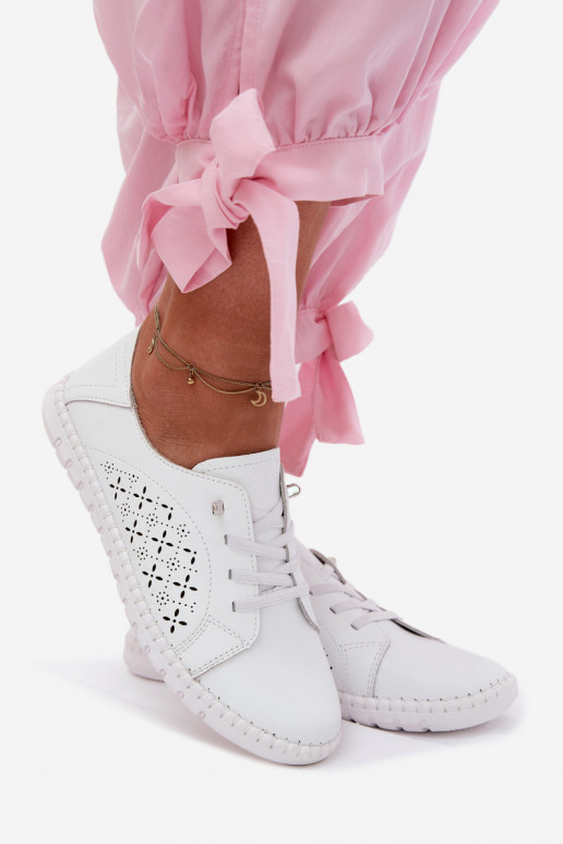 su aužūro elementais bataisuĮjungtaturalnej Skóry baltos spalvos Flaria