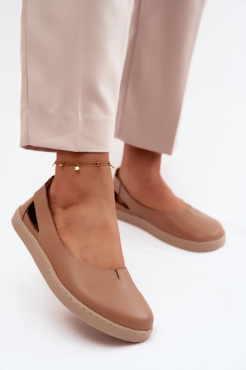 Balerinos Barefoot Zazoo 10217 kapučino spalvos 2