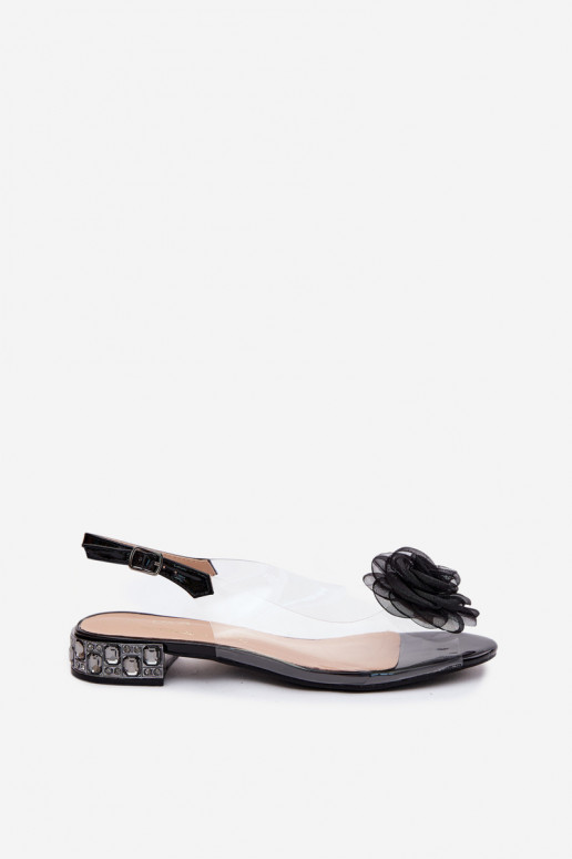 Moteriškos basutės PerregimisuRožė D&A MR61-9003 juodos spalvos