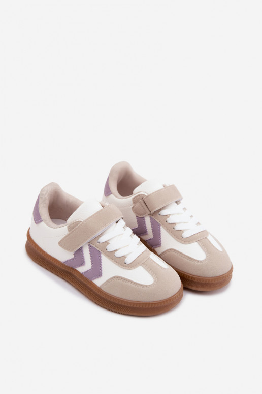 Sneakers modelio batai Vaikiški baltos spalvos Meressa