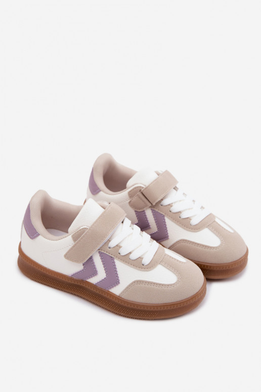 Sneakers modelio batai Vaikiški baltos spalvos Meressa