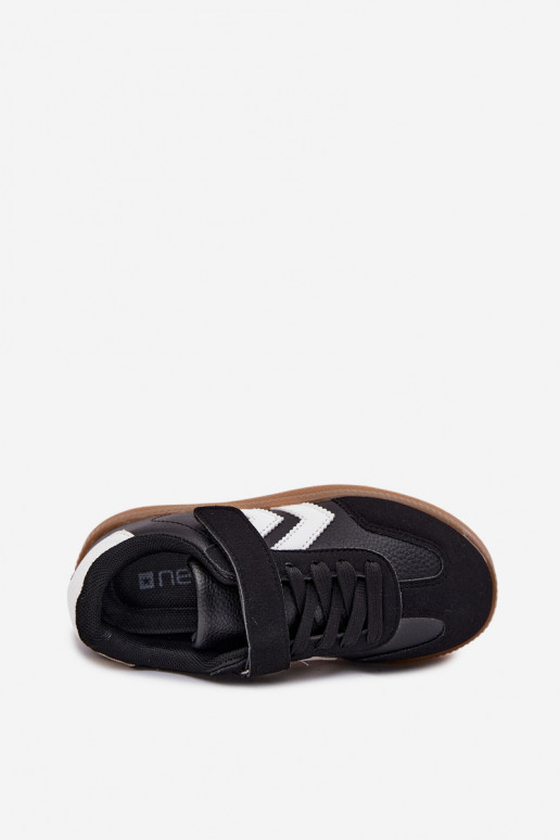 Sneakers modelio batai Vaikiški juodos spalvos Meressa