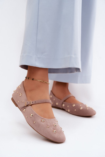 Balerinos Su dekoracija I Juostelėsem smėlio spalvos Cuddly