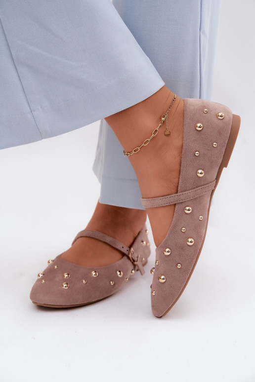 Balerinos Su dekoracija I Juostelėsem smėlio spalvos Cuddly