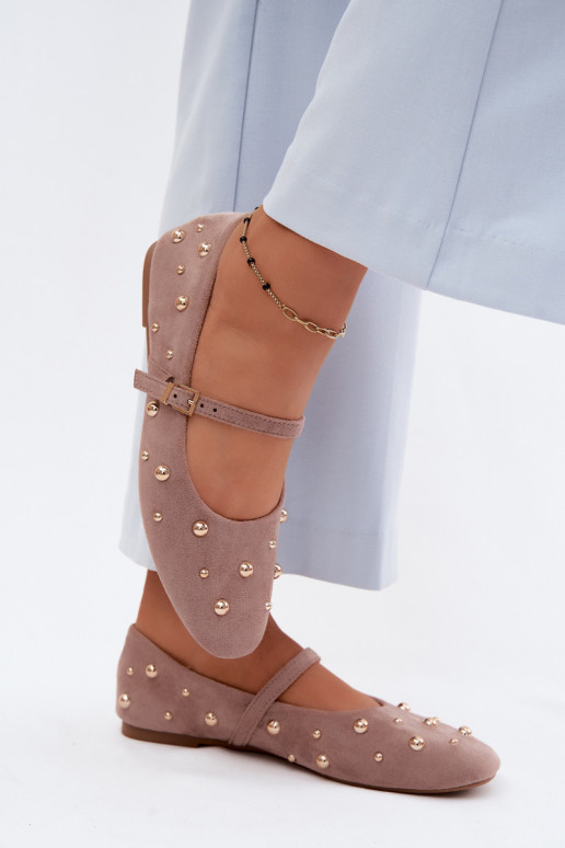 Balerinos Su dekoracija I Juostelėsem smėlio spalvos Cuddly