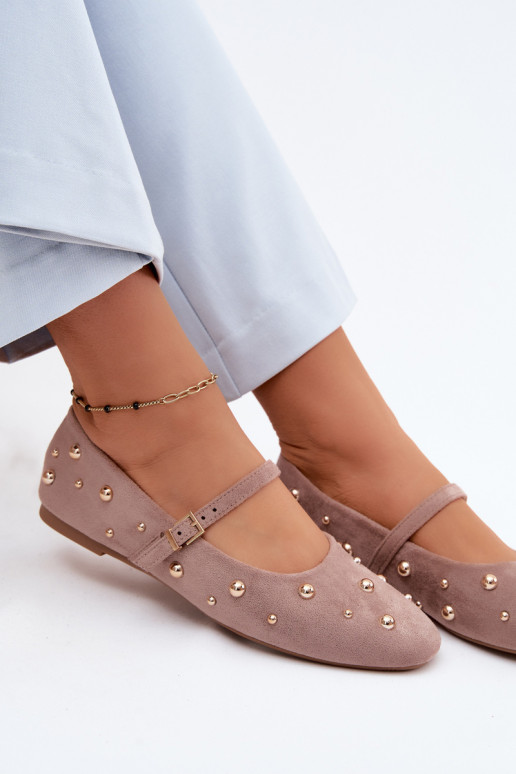 Balerinos Su dekoracija I Juostelėsem smėlio spalvos Cuddly