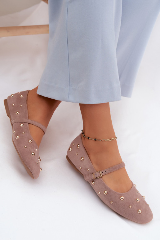 Balerinos Su dekoracija I Juostelėsem smėlio spalvos Cuddly