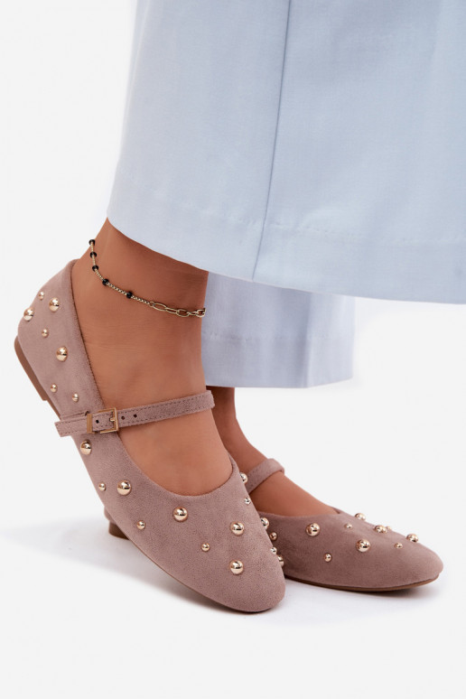 Balerinos Su dekoracija I Juostelėsem smėlio spalvos Cuddly