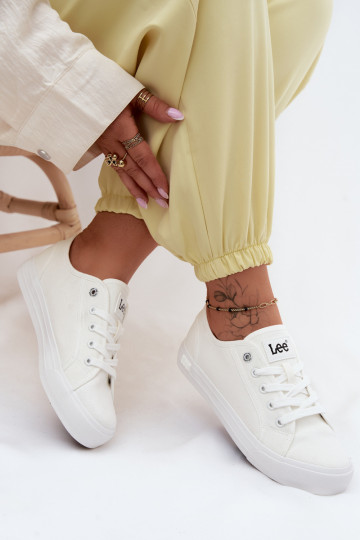 Laisvalaikio bateliai LEE AVA C INOMEN LOIN 50261001.1FG baltos spalvos