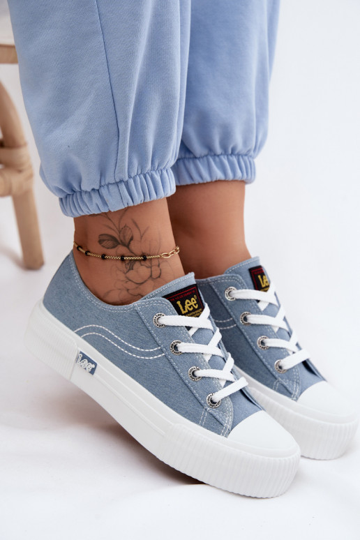 Laisvalaikio bateliai su platforma LEE ISLA C INOMEN LOIN 50261002.21H Džinso medžiagos