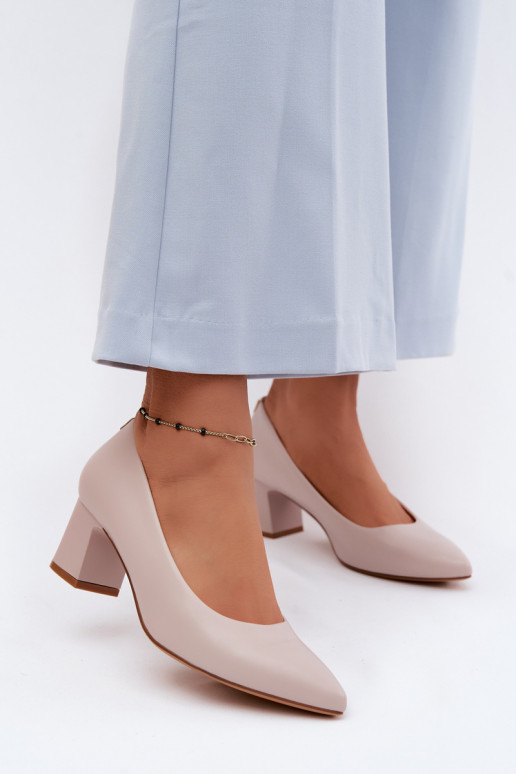 Bateliai su kulniukais Sergio Leone PB413 pilkos spalvos