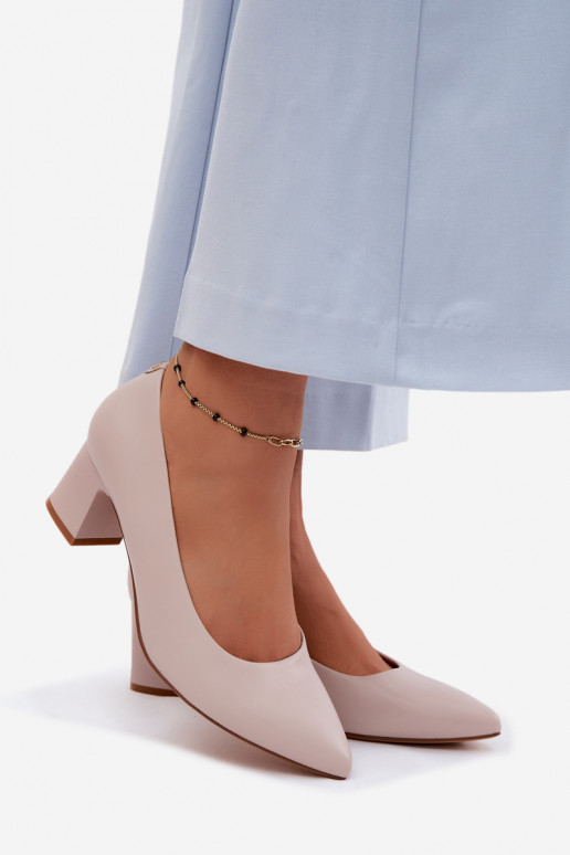 Bateliai su kulniukais Sergio Leone PB413 pilkos spalvos