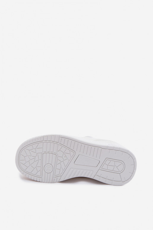 Sneakers modelio batai Vaikiški su lipniais užsegimais baltos spalvos Neressa