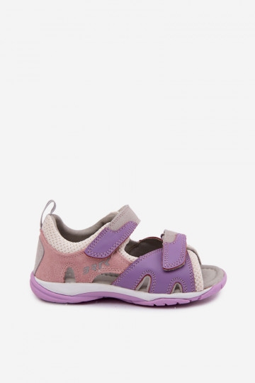 Basutės vaikams odinės Bartek 84413-85 violetinės spalvos 2