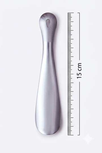 Corbby plastikinis batų šaukštas pilkas 15 cm