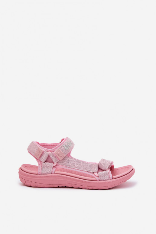 Moteriškos basutės  su lipniais užsegimais Lee Cooper LCIN-25-34-3561L rožinės spalvos