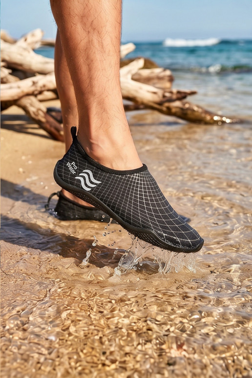 Vyriški vandeniui atsparūs batai PROWATER PRO-24-48-054M juodos spalvos