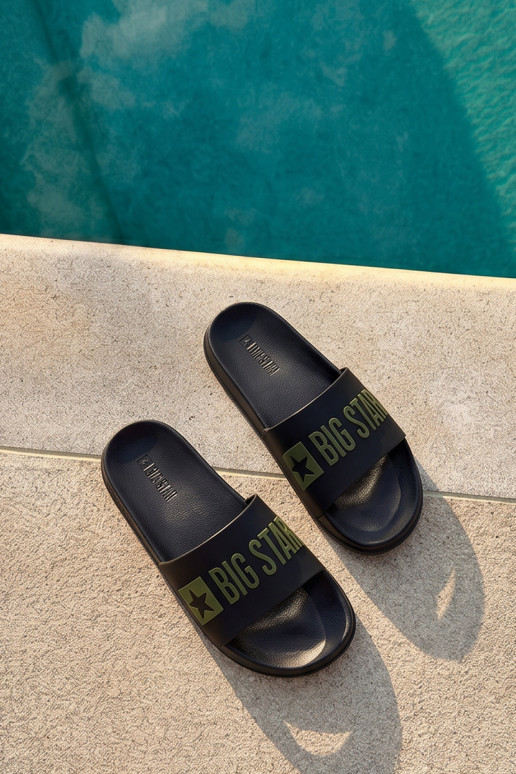 Juodos vyriškos šlepetės "Big Star SS174359"