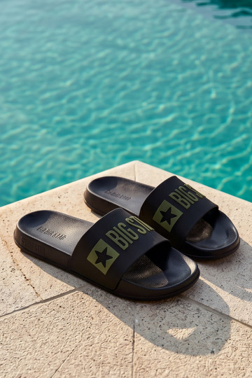 Juodos vyriškos šlepetės "Big Star SS174359" 2