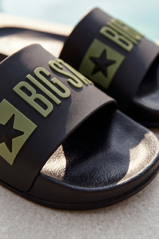 Juodos vyriškos šlepetės "Big Star SS174359"