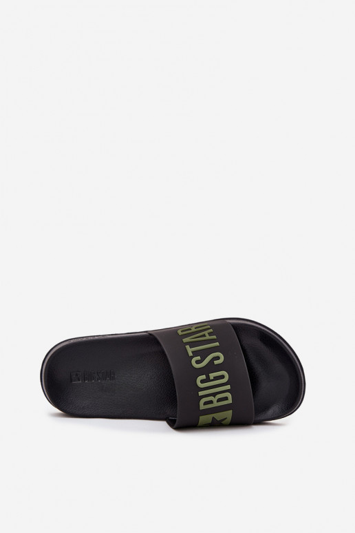 Juodos vyriškos šlepetės "Big Star SS174359"