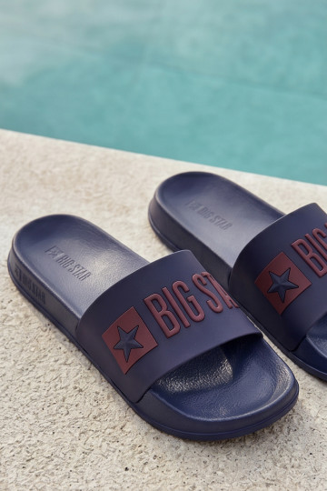 Tamsiai mėlynos vyriškos šlepetės "Big Star SS174361"