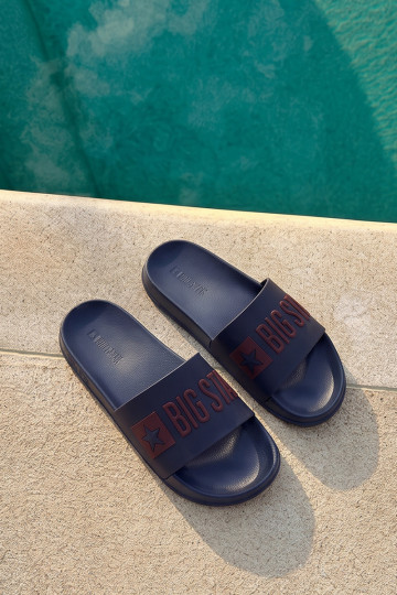 Tamsiai mėlynos vyriškos šlepetės "Big Star SS174361" 2