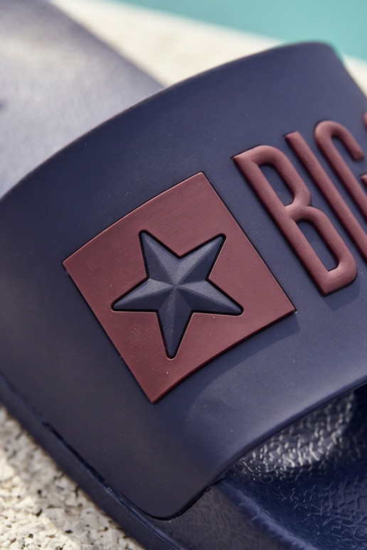 Tamsiai mėlynos vyriškos šlepetės "Big Star SS174361"
