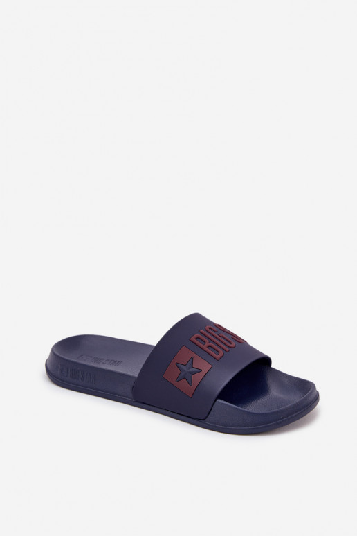 Tamsiai mėlynos vyriškos šlepetės "Big Star SS174361"