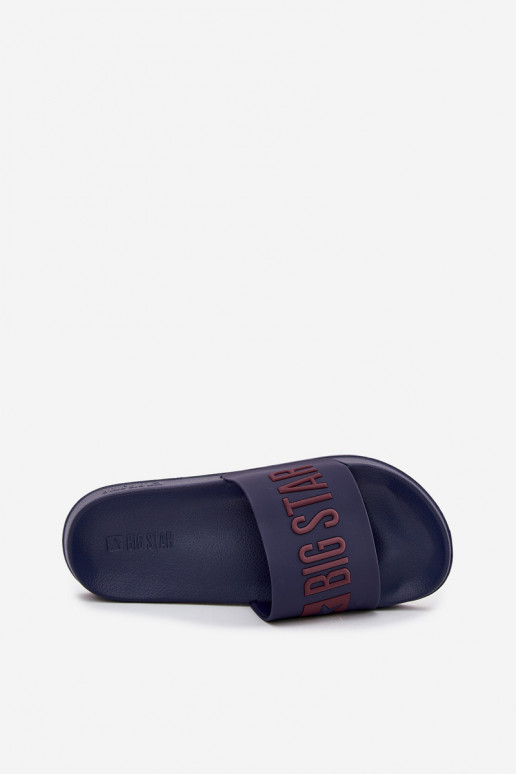 Tamsiai mėlynos vyriškos šlepetės "Big Star SS174361"