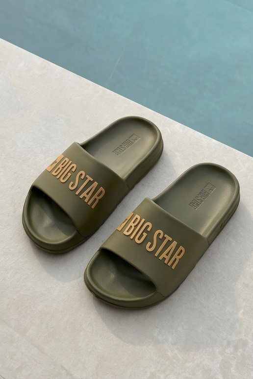 Žalios vyriškos šlepetės "Big Star SS174360"