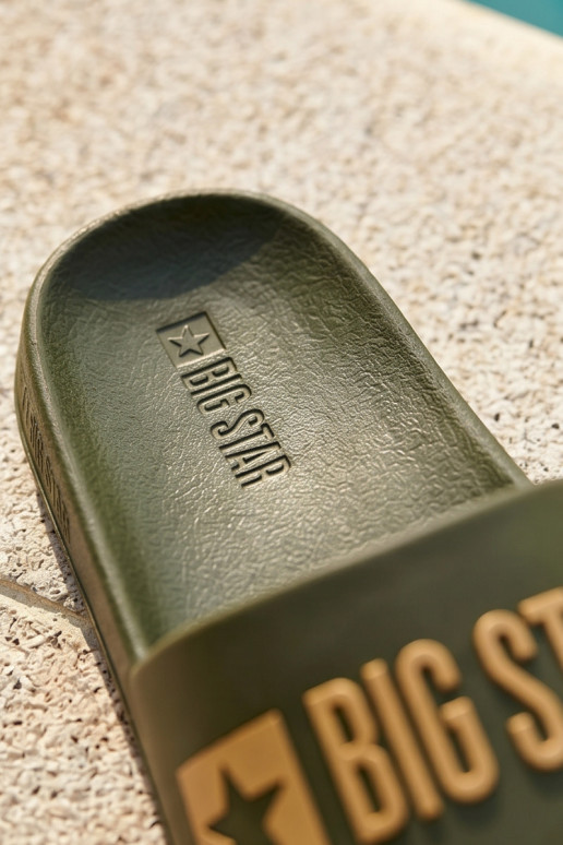 Žalios vyriškos šlepetės "Big Star SS174360"