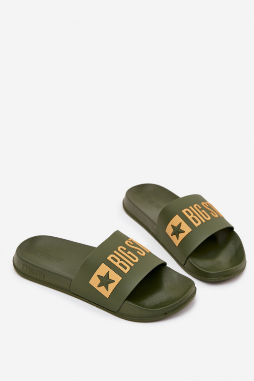 Žalios vyriškos šlepetės "Big Star SS174360"