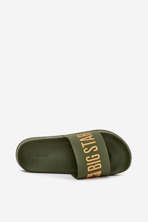 Žalios vyriškos šlepetės "Big Star SS174360"