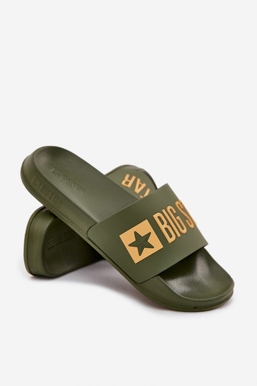 Žalios vyriškos šlepetės "Big Star SS174360"