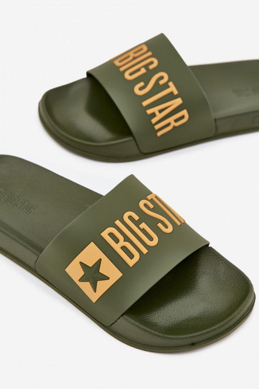 Žalios vyriškos šlepetės "Big Star SS174360"