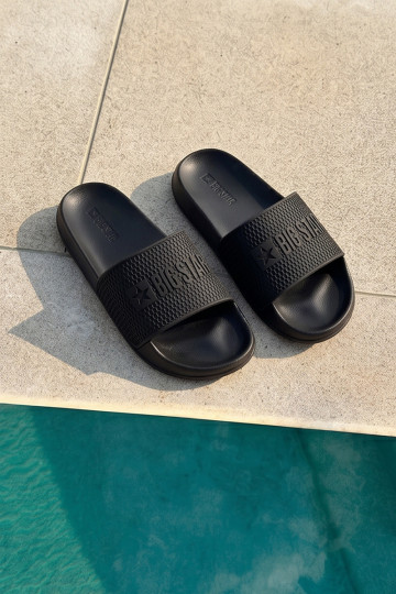 vyriškos šlepetės ant lengvo pado Big Star SS174356 juodos spalvos