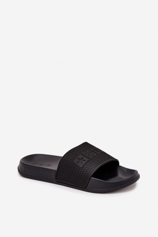 vyriškos šlepetės ant lengvo pado Big Star SS174356 juodos spalvos