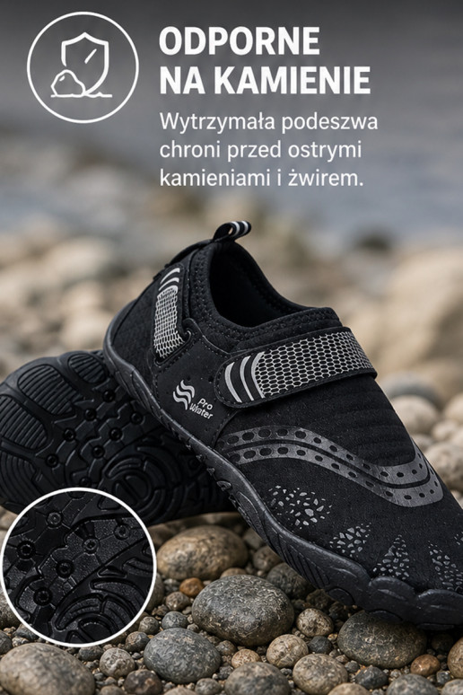 Vyriški vandeniui atsparūs batai PROINATER PRO-26-48-118M juodos spalvos