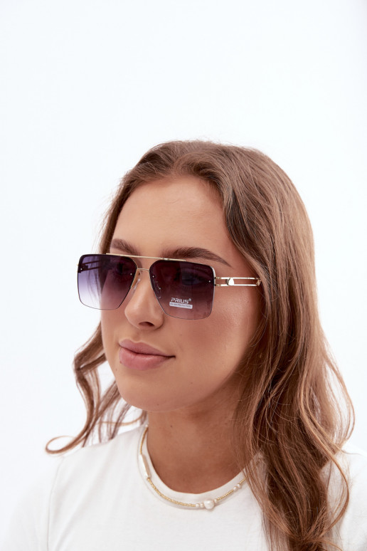 Akiniai nuo saulės su UV filtru tamsiai mėlynos spalvos