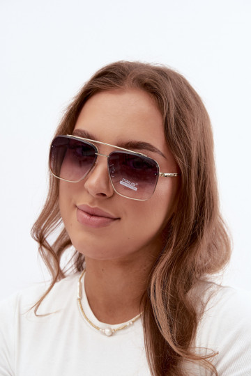 Akiniai nuo saulės su UV 400 filtru violetinės spalvos 2