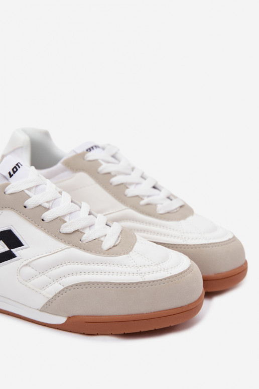 Unisex baltos spalvos sneakeriai LOTTO 2401610U ATIBA