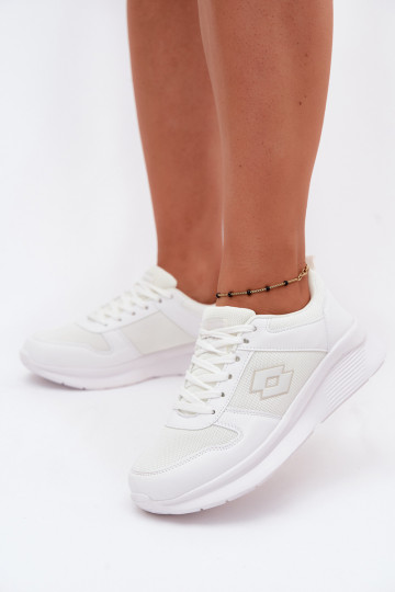 Unisex baltos spalvos sportiniai bateliai LOTTO 2401651U SOBRIO OC 2