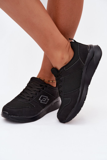 Unisex sportbačiai LOTTO 2401651U SOBRIO OC juodos spalvos
