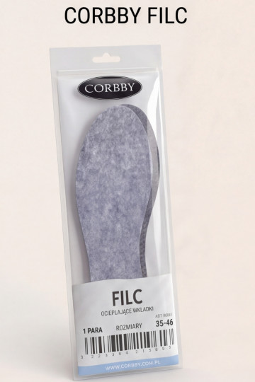 Corbby FILC | Veltinio šildantys neslystantys vidpadžiai