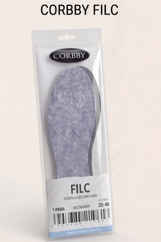 Corbby FILC | Veltinio šildantys neslystantys vidpadžiai