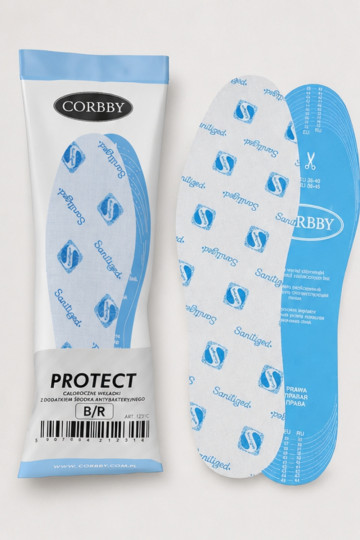 Corbby PROTECT vidpadžiai su antibakterine priemone