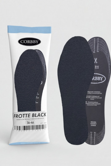Corbby FROTTE BLACK Vidpadžiai su aktyviąja anglimi