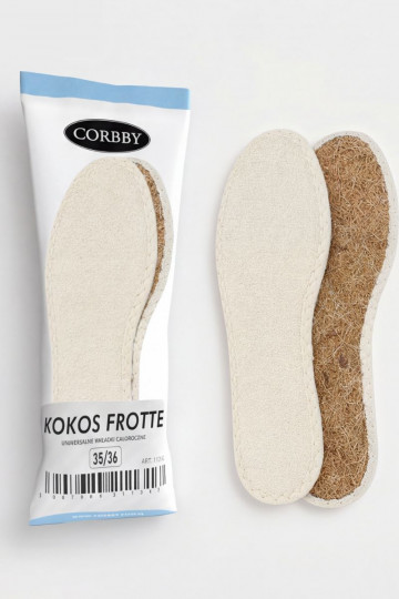 Corbby KOKOS FROTTE Visoms oro sąlygoms tinkantys batų vidpadžiai