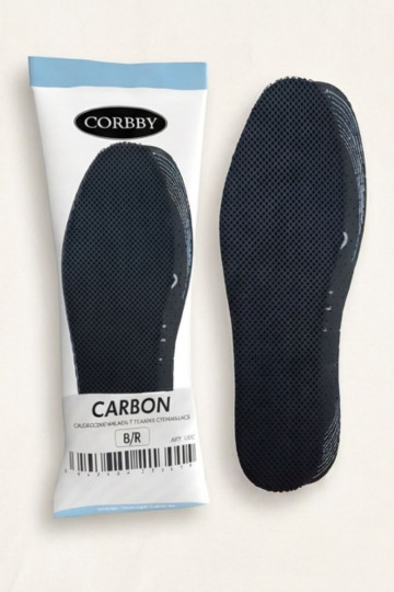 Corbby CARBON vidpadžiai su tarpiniu audiniu ir aktyviąja anglimi